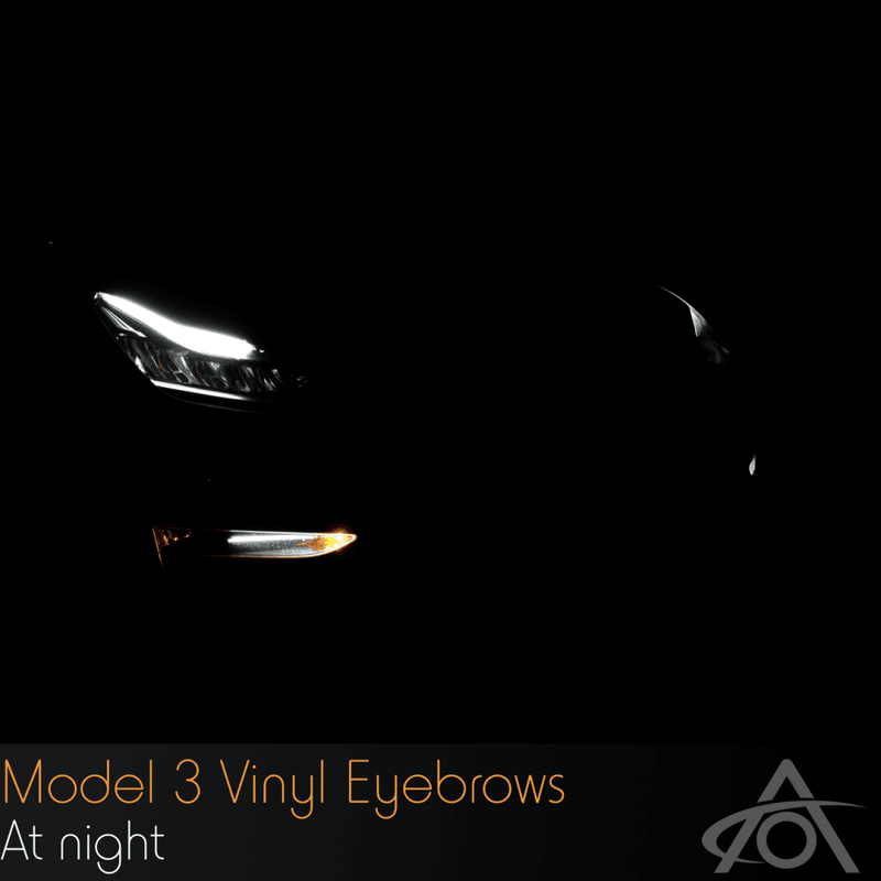 Eyebrows Tesla Model 3 & Y