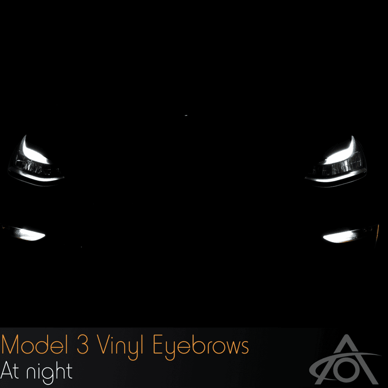 Eyebrows Tesla Model 3 & Y