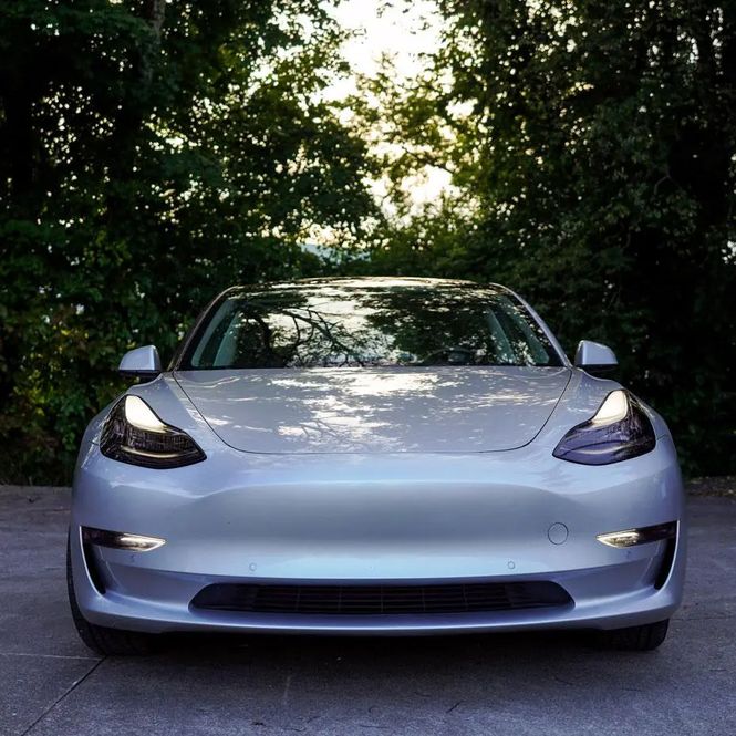 Hovedbilde TesBros Sotet Front- & tåkelys-beskyttelse Tesla ...