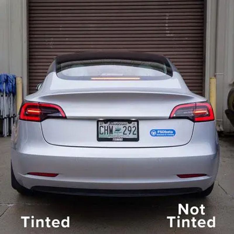 TesBros Sotet baklys-beskyttelse Tesla Model 3 & Y