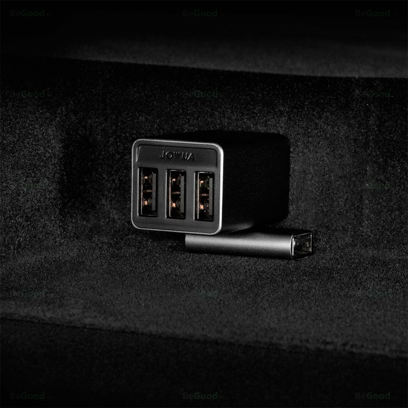 Jowua 4-Port USB Hub Dashcam Leser Tesla Model 3 Highland