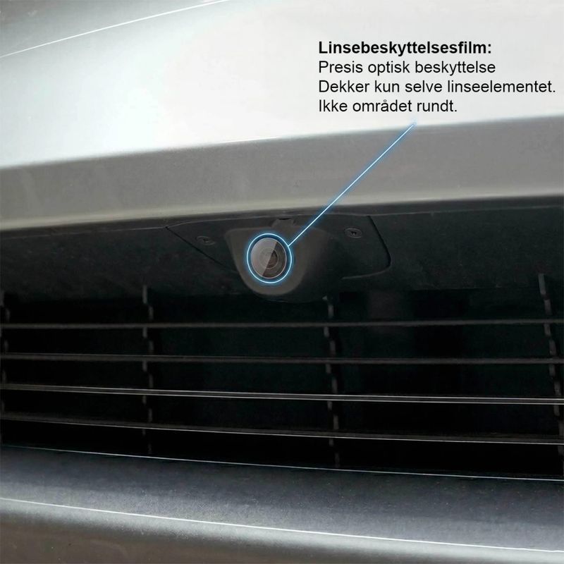Tesbros Tesla Frontkamera Beskyttelsesfilm (PPF)