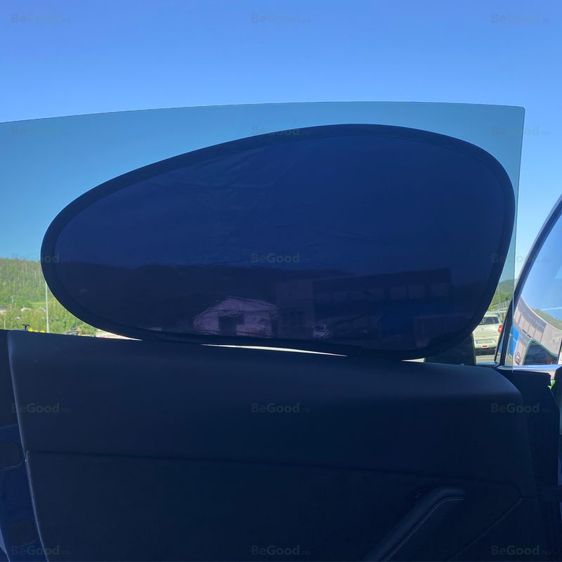 Solskjerm bakvindu Stick-On Tesla Model Y
